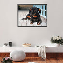 5D Animal Full Round Drill Diamond Painting DIY Mosaic Rhinestone Picture Dec