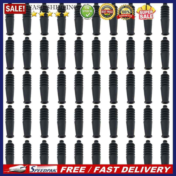 50pcs Rubber V Brake Bicycle Cycling Hose Braking System Line Protection Co
