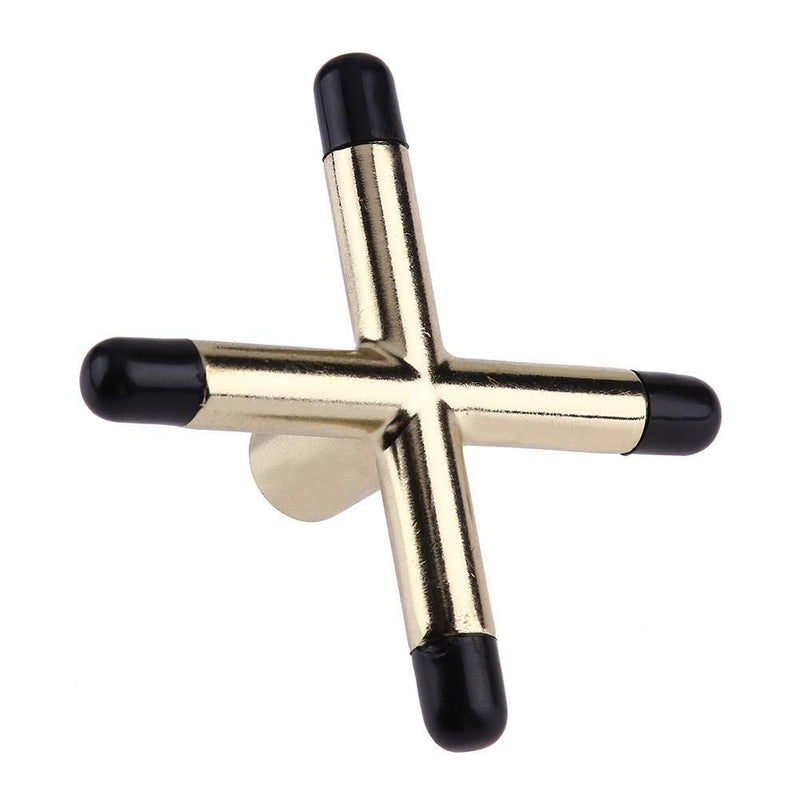 Metal Bridge Head Billiards Snooker Pool Cue Rest Stick Frame Rack(Cross)