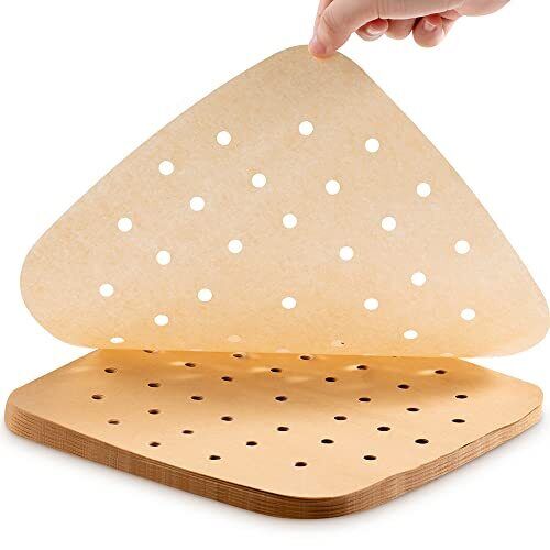 MFJUNS 200PCS Air Fryer Parchment Paper 9 Inch Square Air Fryer Liner Filter ...