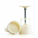 Moon Cake Mold Hand Pressure Mold Baking Mold+1 Printing Plate Tool Dessert P9H2