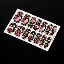 Water Transfer Foil Nail Stickers Mystery Galaxies?Flower) Manicure Design