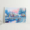 Four Seasons Frameless Picture Oil Paint By Numbers Hand Painted Picture Kit