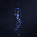 Butterfly Bell Wind Chimes Creative Home Yard Garden Hanging Decor(Blue)