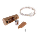 2m Battery Powered Copper Wire Wine Cork 15LED Light Chain (White)