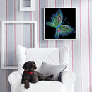5D Diamond Painting Kit Butterfly Partial Special Shape Drill DIY Wall Art Cr