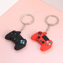 Soft Accessories Car Key Holder Couple Key Chain Gamepad Keychain KeyRing