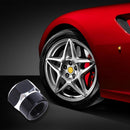 4pcs Universal Aluminum Car Wheel Tire Valve Stem Caps Dust Covers (Black) Newly
