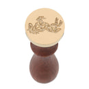 Wood Handle Paint Seal Retro DIY Envelope Wax Seal Stamp Post Decor (F364) Newly