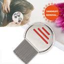 Head Lice Treatment Nit Free Comb with Rounded Tip Super Density Teeth Brush