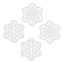 Chocolate Biscuit Mold Cookie Cutter Christmas Snowflake Cookie Embosser Mold