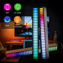 Pickup Rhythm Lights-Voice-Activated RGB Light Stick for Vehicles (Black) Newly