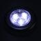3 LED Battery Powered Stick Tap Touch Lamp Light Wall Kitchen Closet Lighti