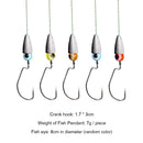5pcs/Lot Texas Rig Set Hooks for Bass Fish Carolina Fishing Rigged Tackle Newly