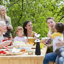 Hexagon Fly Repellent Fan Food Picnic Protector Pest Away Table Fans (A) Newly