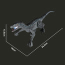 Simulation Velociraptor Toys with LED Eyes Intelligent Animal Gift for Kids
