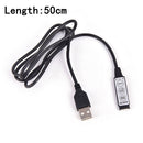 Connector Dimmer  For RGB 3528 5050 USB  DC 5V 3 Keys  RGB Strip Controller