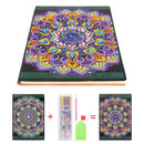 DIY Mandala Special Shaped Diamond Painting 50 Pages A5 Sketchbook Notebook