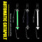 Fishing Hooks Automatic Spring Catch Ejection Jig Head Lure Tackle (Black)