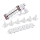 Cookie Press Kit Biscuit Maker Cake Pastry Syringe Making Extruder DIY G9G2