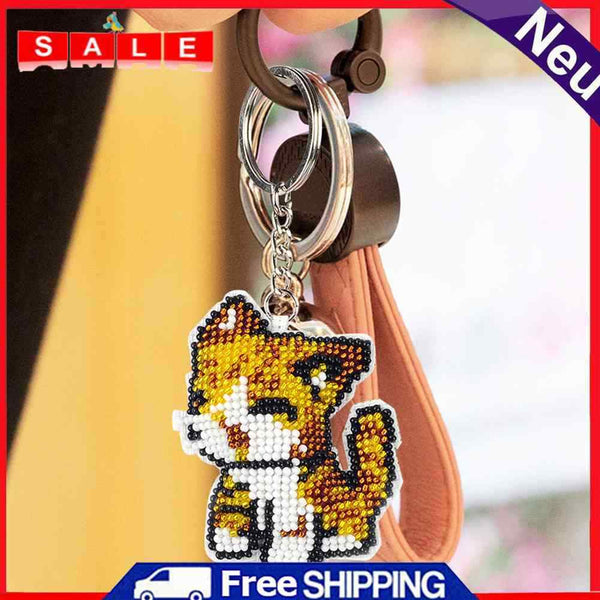 Full Bead Kitten Mold Lanyard Lanyard Embroidery Bag Women Hä
