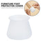 20x Furniture Table Leg Protection Cover Feet Pad Floor Anti-slip Chair Mat