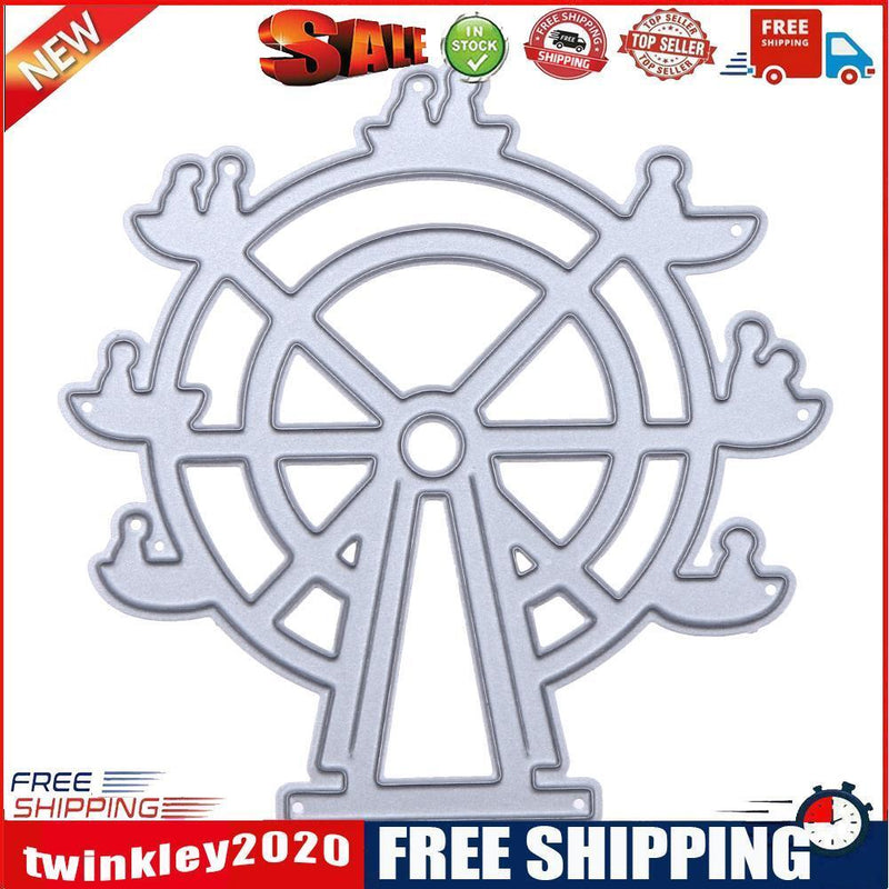 Ferris Wheel DIY Metal Embroidery Craft Stencil Cutting Die