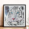 Tiger 5D DIY Partial Drill Round Diamond Painting Animal Picture Mosaic Art