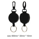 Retractable Key Chain Resilience Stretching Key Chain Anti-lost Safety Buckle