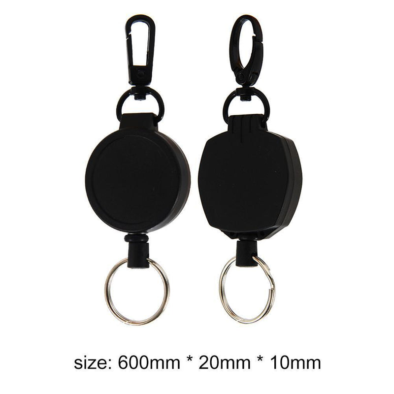 Retractable Key Chain Resilience Stretching Key Chain Anti-lost Safety Buckle