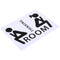 Thinking Room Toilet Paste Wc Door Sign Removable Toilet Wall Stickers Newly