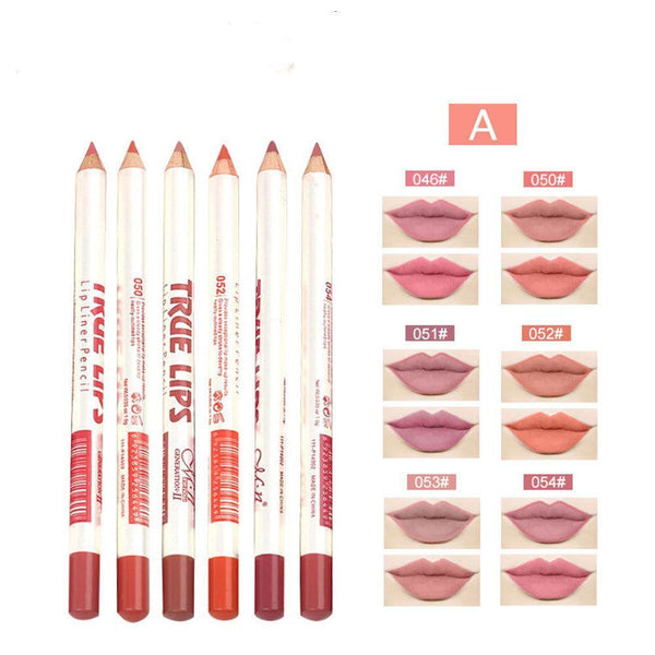 Waterproof Makeup Tool Beauty Lip Liner Matt Contour Lipstick Pencil Lipstick