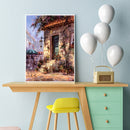 Painting By Numbers DIY House Hand Painted Canvas Oil Art Picture Craft Gift Kit