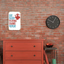 Metal Signs EAT SLEEP PLAYING DRUMS REPEAT Garage Decoration Rectangular 20x30cm