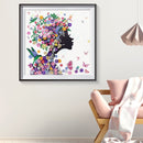5D DIY Special Shaped Diamond Painting Girl Cross Stitch Mosaic Kits Home Decor