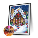 5D Diamond Painting DIY Christmas Cabin Full Drill Round