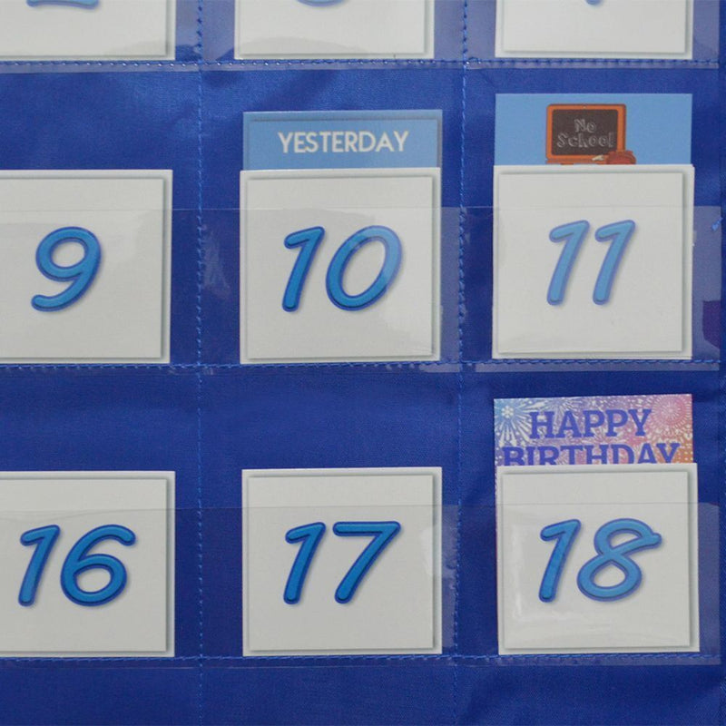 Early Childhood Insert Card Mixed Sound Calendar Bag Pocket Teaching Aids