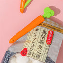 Fresh Keeping Sealer Sealing Tongs Food Sealing Clip Closure Carrot Shape