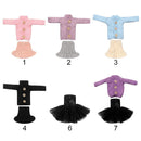 DIY Handmade Mini Knitted Sweater Dressing Clothes Tops Casual Dress Fur Coat