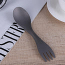 100% Pure Titanium Spork Spoon Fork Combo Cutlery Utensil Picnic Gadget