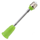 E27 LED Light Bulb Holder Universal Flexible Extension Lamp Socket (Green) Newly