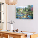 Full Cross Stitch 11CT Stamped Cotton DIY Handmade Needlework Home Decoration