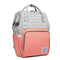 Stripe Backpack Mummy Maternity Diaper Bags Large Capacity Baby Care (Pink)