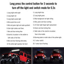 LED Lights Bar Kit for Traxxas Slash Rustler TRX4 1/10 1/8 Crawler Truck