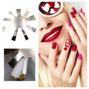 Cut Long V Line Stainless Steel Nail Template Easy French Trimmer Nail Cutter