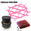 Geometric Sugar Paste Fondant Icing Cutter Mould Embosser Baking Cake Mold