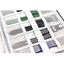 Portable Watch Strap Organizer Watch Band Storage Bag Travel Case (Grey) Newly