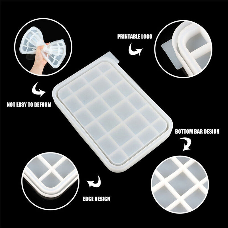 DIY Rectangle Tray Silicone Mold Making Crystal Epoxy Mould Home Decoration