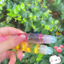 Cosmetics Transparent Hydrating Lip Balm Moisturizing Fruit Oil Lip Roll-on