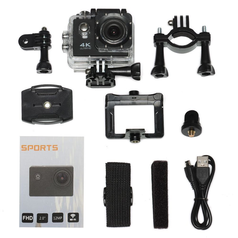 DV Sports Camcorder Sports Camera Ultra 4K 1080P WiFi Camera Action Camcorder